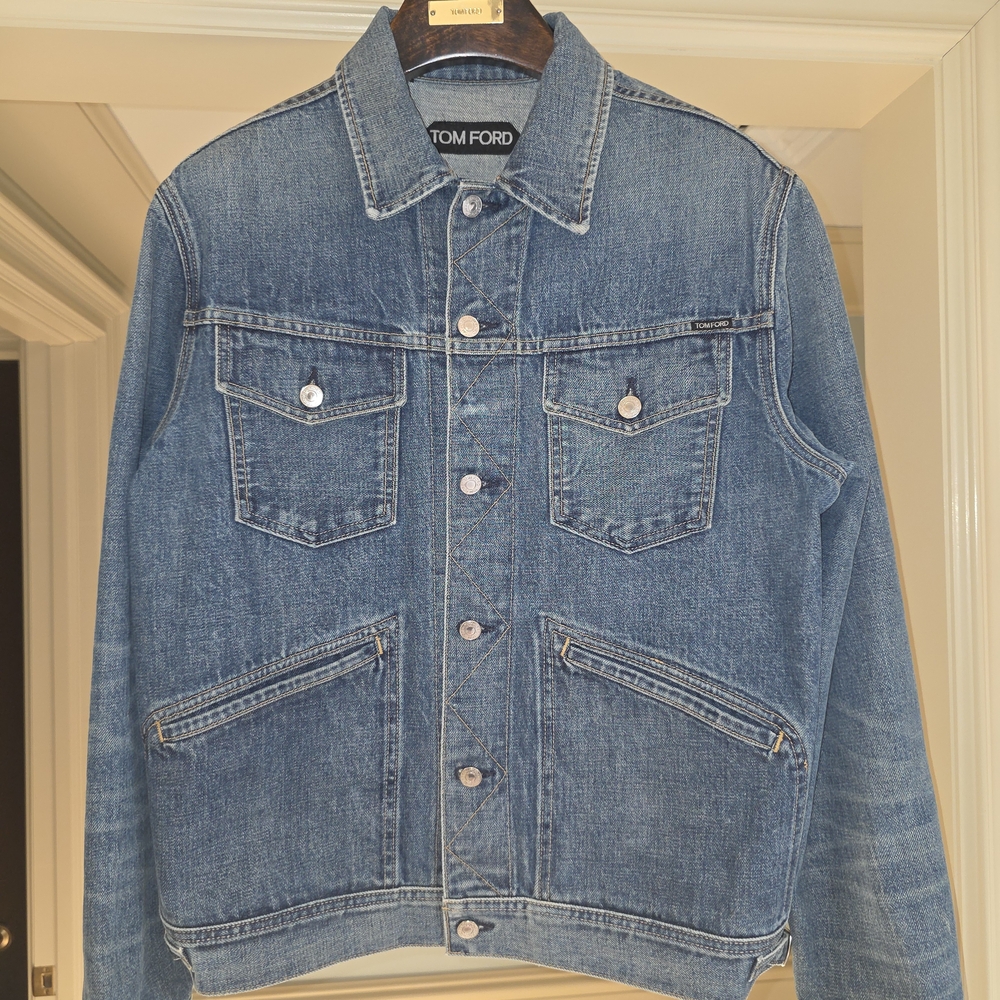 Tom Ford Men's Blue Denim Jacket